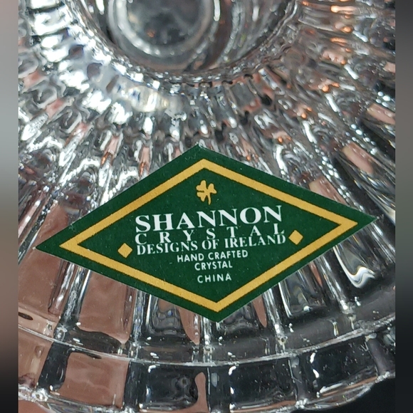 8" Shannon Crystal Designs of Ireland Display Pedestal Pillar Candle Holders - Picture 5 of 6